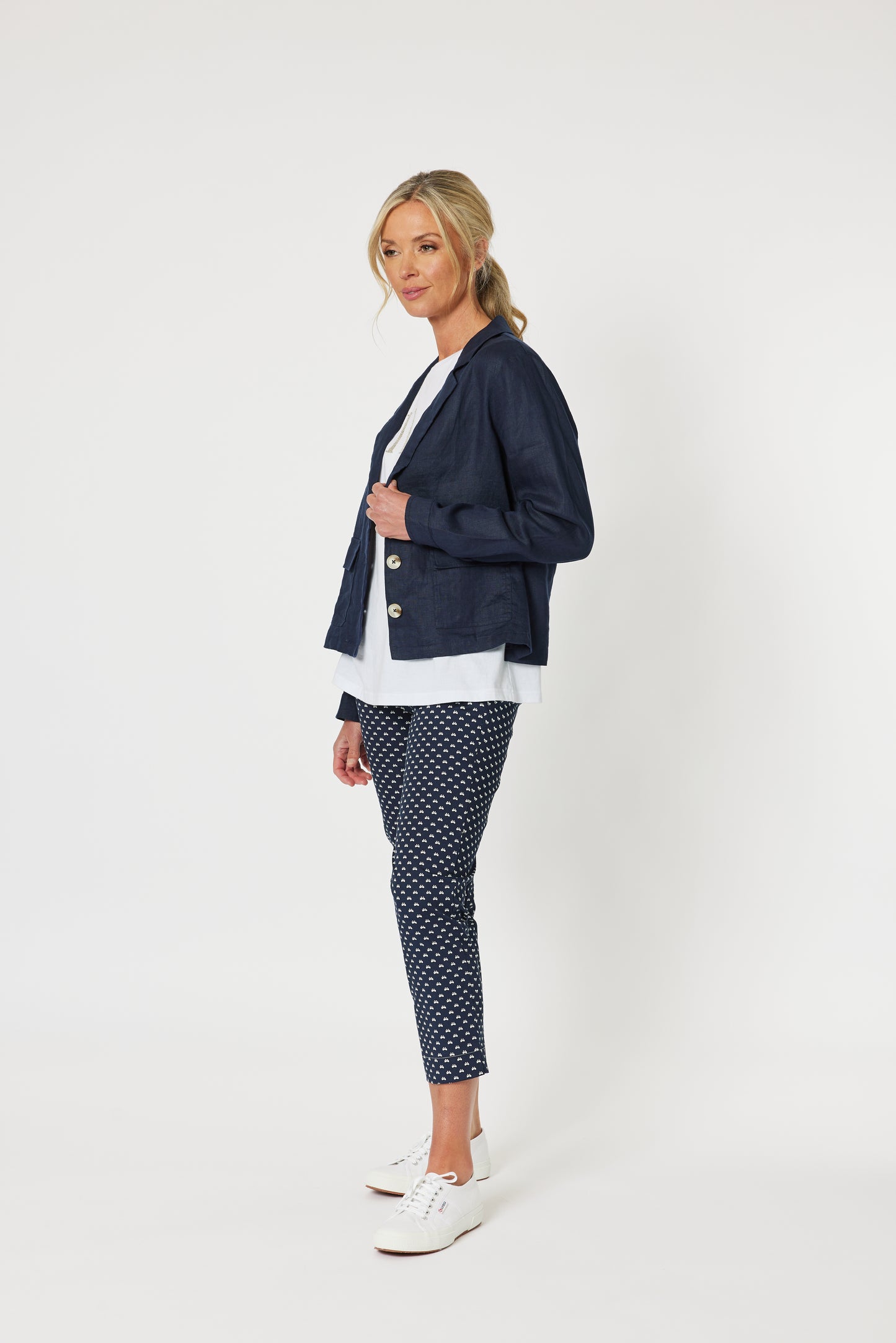 GORDON SMITH DANIELLE LINEN JACKET