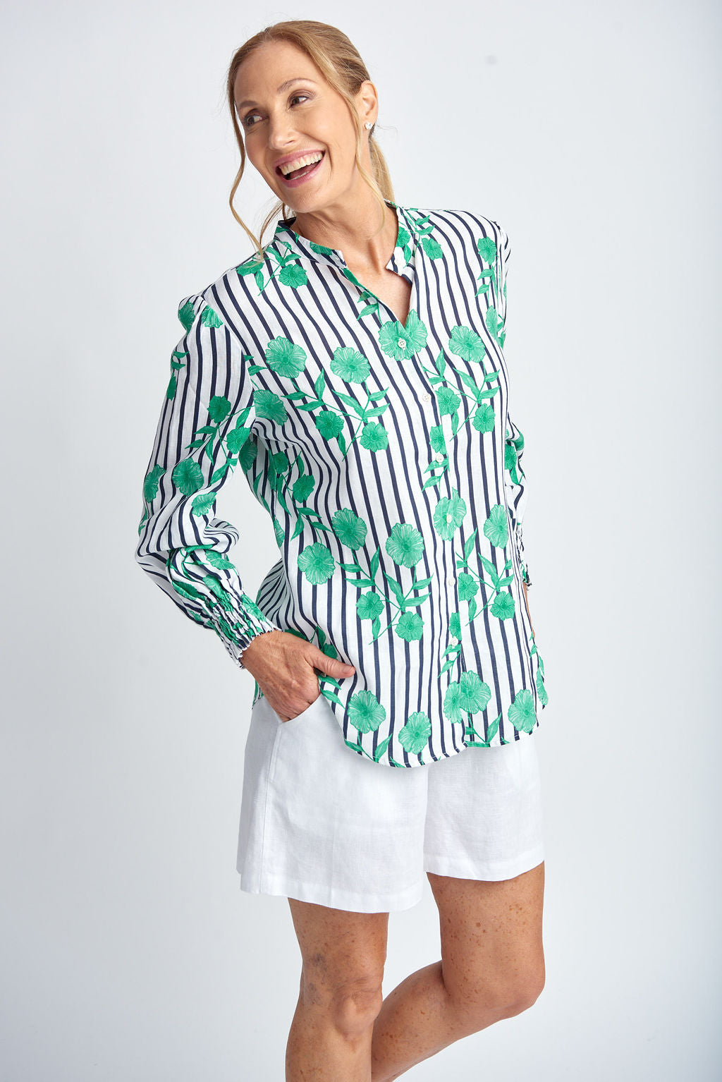 GOONDIWINDI AQUADOOR PRINT SHIRT