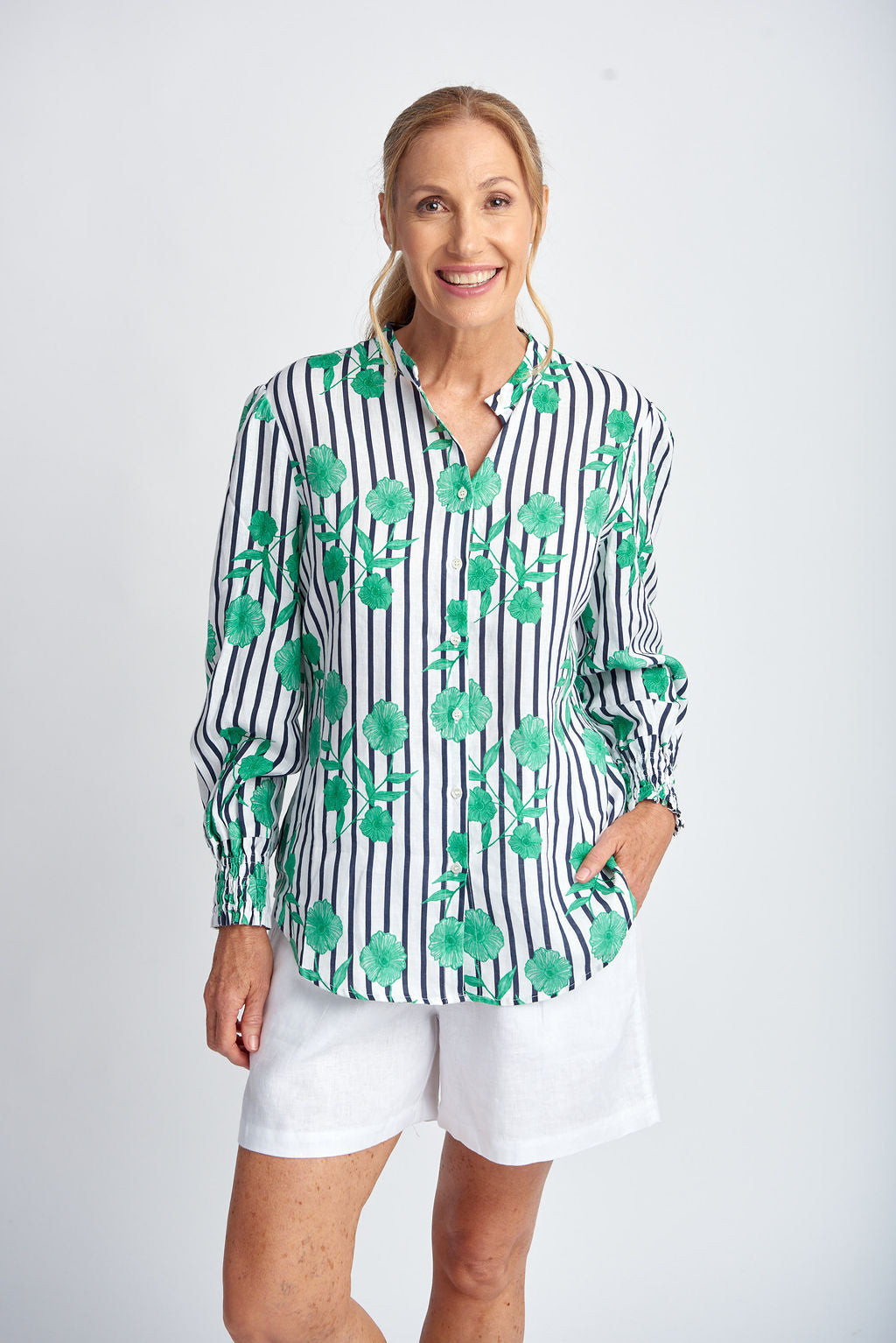 GOONDIWINDI AQUADOOR PRINT SHIRT