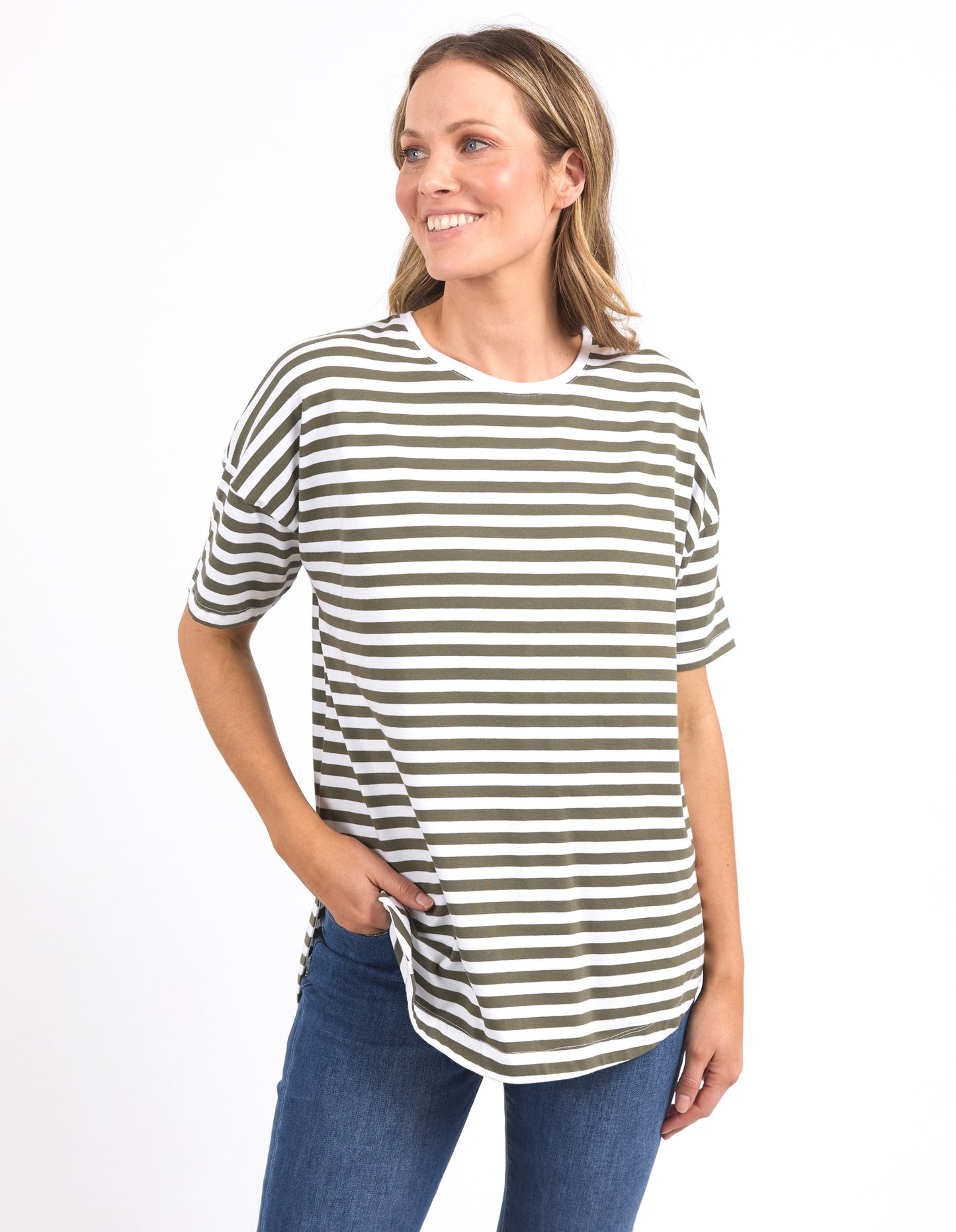 ELM LAUREN STRIPE TEE