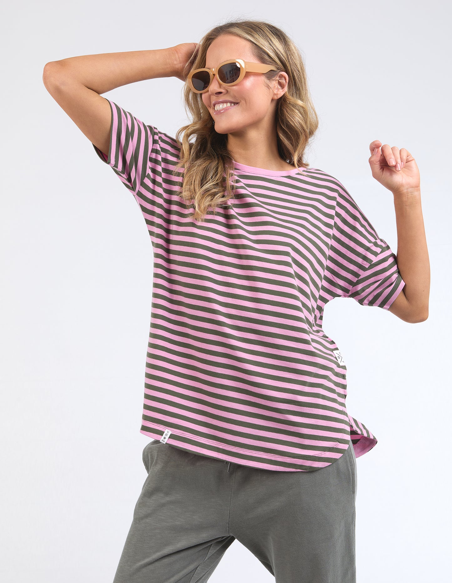 ELM LAUREN STRIPE TEE