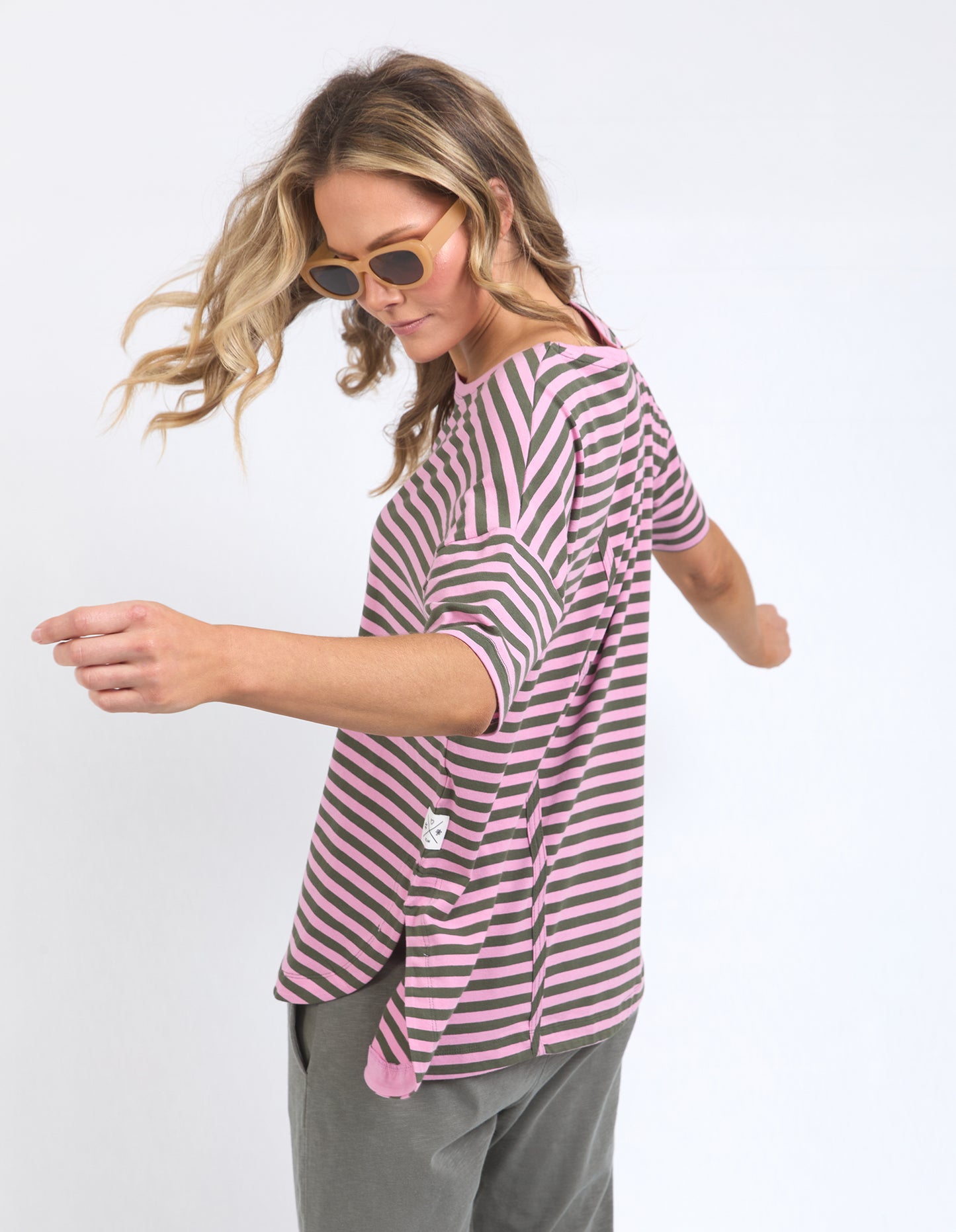 ELM LAUREN STRIPE TEE