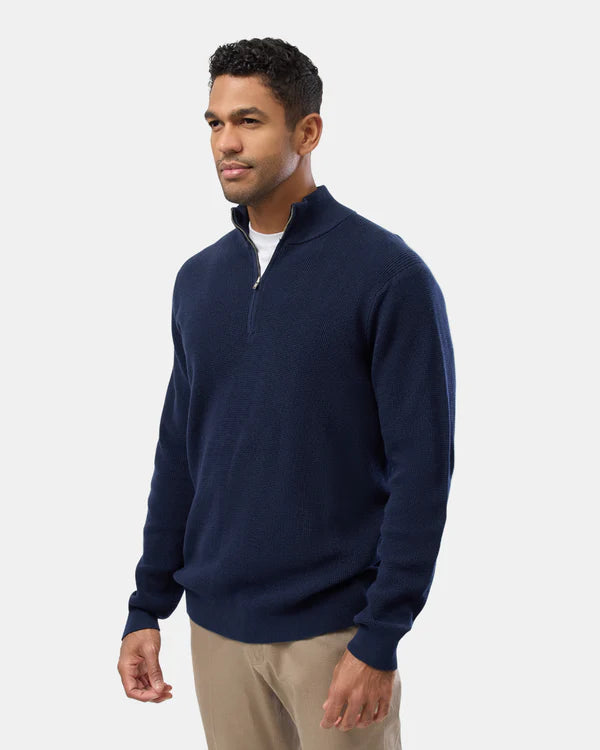 BROOKSFIELD HALF ZIP KNIT