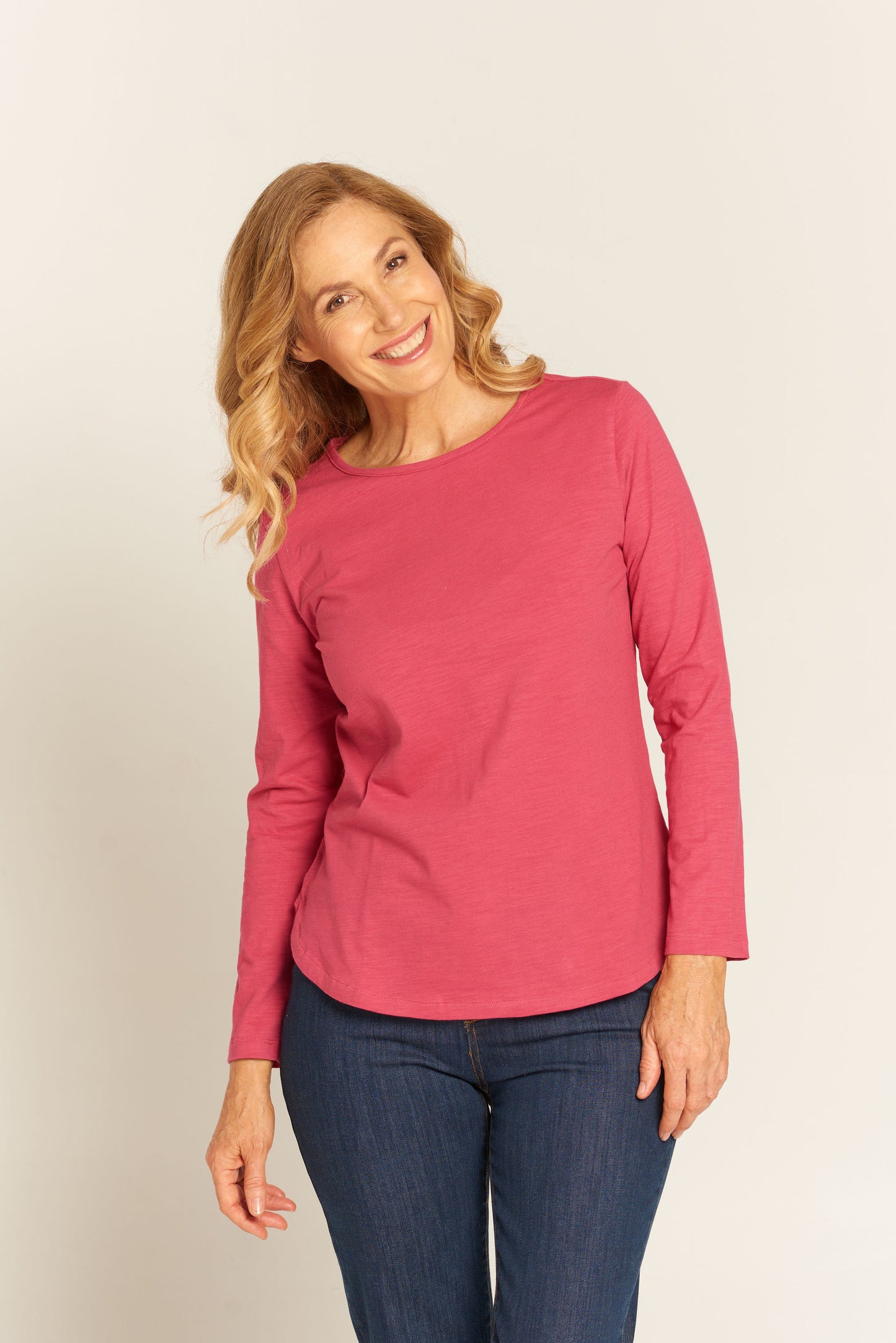 GOONDIWINDI LONG SLEEVE SLUB TEE