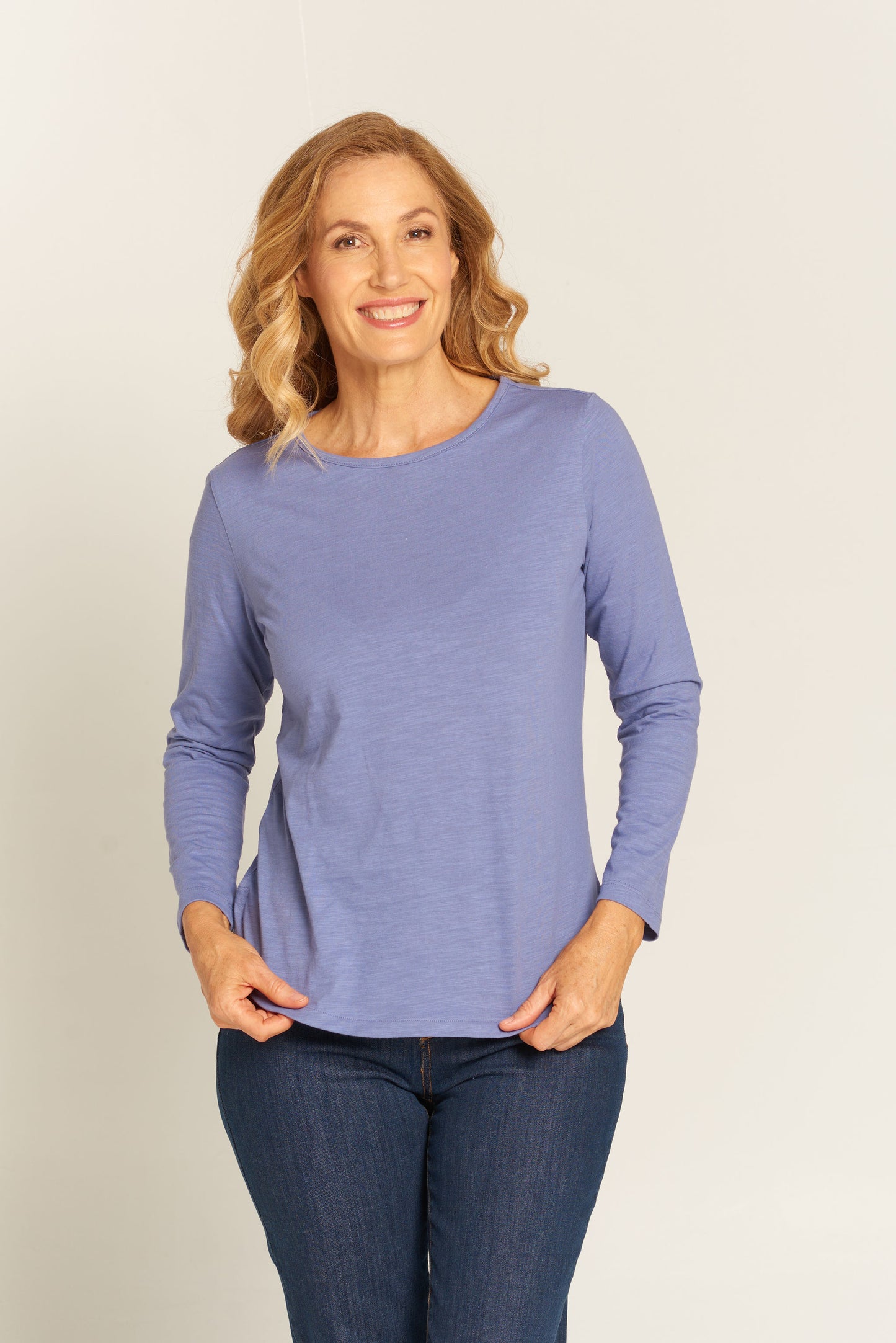 GOONDIWINDI LONG SLEEVE SLUB TEE