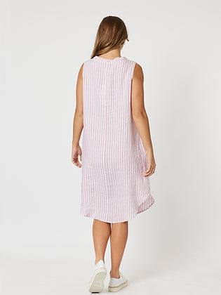 GORDON SMITH BAHAMA STRIPE DRESS